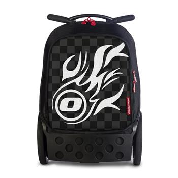 Školní taška na kolečkách Nikidom Roller White Fire