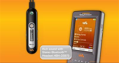 Sony Ericsson W950i + bonus Stereo BT Headset HBH-DS970