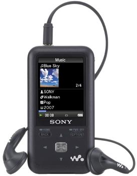 Sony Video Walkman MP3/MP4 4GB, TFT LCD 1,8" černá