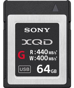 Sony XQD 64GB G serie (5x stronger)