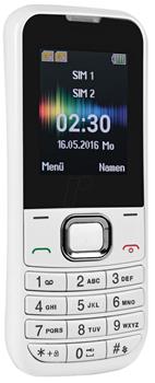 Swisstone SC230 Dual SIM, kapesní telefon, bílá