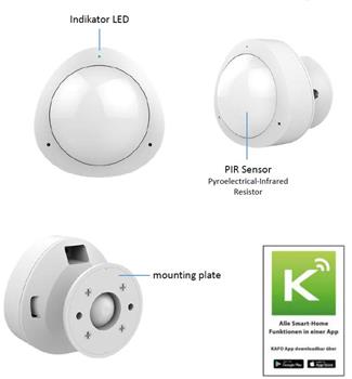 Swisstone SH 520, WiFi PIR snímač pohybu