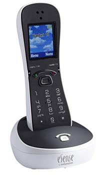 Swissvoice eSense Color EE, bezdrátový DECT telefon, bílá/černá