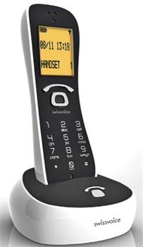 Swissvoice eSense Mono EE, bezdrátový DECT telefon, bílá/černá