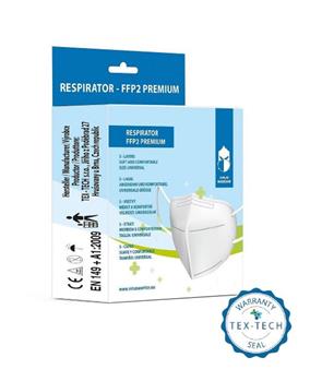 TEX-TECH Respirátor FFP2 PREMIUM 5 vrstev (10 ks balení) Bazar