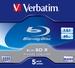 Verbatim BD-R 8cm (1-Pack)Jewel Case/White Blue Surface/2x/7,5GB