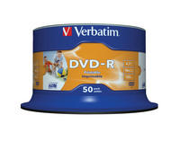 Verbatim DVD-R(50-Pack)Spindle/InkJet Printable16x/4,7GB