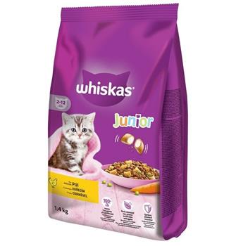 WHISKAS granule junior s kuřecím 1,4kg