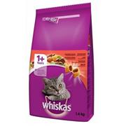 WHISKAS granule s hovězím 1,4kg