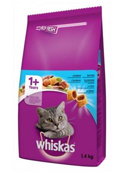 WHISKAS granule s tuňákem 1,4kg