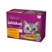 WHISKAS kapsička drůbeží výběr v želé 12pack 1020g