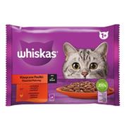 WHISKAS kapsička Klasický výběr se zeleninou v šťávě 4pack 340g