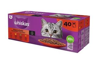 WHISKAS kapsička klasický výběr ve šťávě 40pack