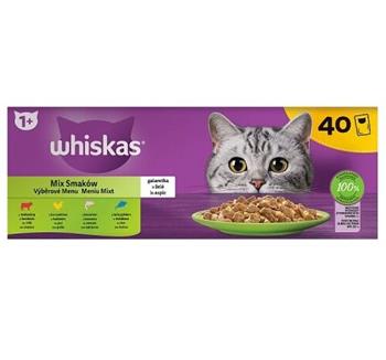 WHISKAS kapsička mixovaný výběr v želé 40pack