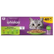 WHISKAS kapsička mixovaný výběr v želé 40pack